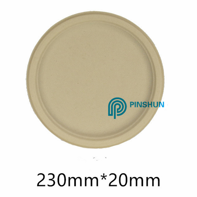 Biodegradable disposable round plate made in China